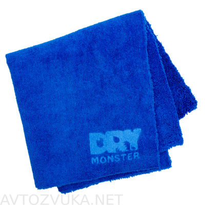 Dry Monster Синяя супер мягкая микрофибра ультразвук. обрезка 40х40см 420гр/м DM4040B