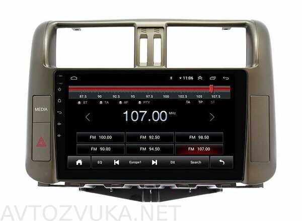 Штатная магнитола Toyota Land Cruiser Prado 2009 - 2013 Wide Media LC9397QU-4/64 (для авто с Navi)
