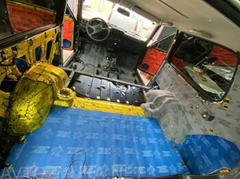 Уплотнение кузова в 5 слоев. Премиальное поглощение шума