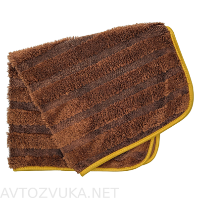 Гибридная односторонняя микрофибра для сушки LERATON HYBRID CHOCO MF2HC 60x50