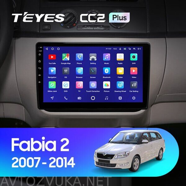 Teyes CC2 Plus 10" Skoda Fabia 2 2007-2014