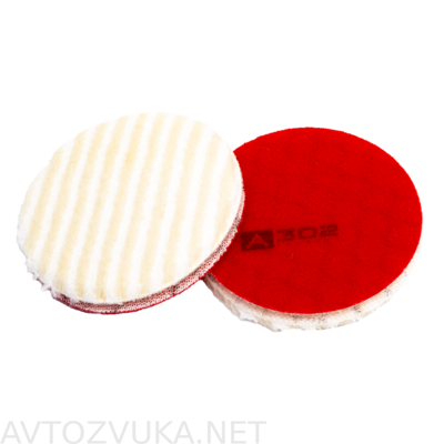 A302 80/10 - Гибридный полировальник (шерсть/микрофибра) - MICROWOOL PAD MWP-80