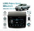 Штатная магнитола Mitsubishi L200 2006 - 2015, Pajero Sport 2008 - 2014 Wide Media LC9056MN-1/16