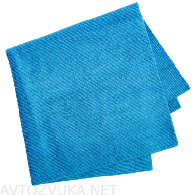A302 Микрофибра универсальная безворсовая (синяя) 40x40 400gsm MFT-SL400-BE