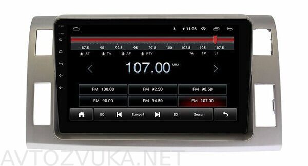 Штатная магнитола Toyota Estima 2006 - 2016 Wide Media LC1342QU-4/64 (правый руль) для авто с усил.