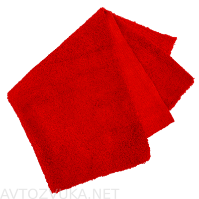 Dry Monster Красная супер мягкая микрофибра ультразвук. обрезка 40х40см 420гр/м DM4040R