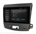 Штатная магнитола Mitsubishi Outlander 2007 - 2012 Wide Media LC9058MN-1/16 для авто с Rockford